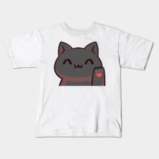 Waving kitty Kids T-Shirt